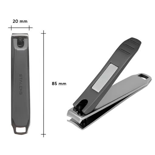 Кніпсер для нігтів з матовою ручкою та пилкою (ВЕЛИКИЙ) BEAUTY and CARE KBC-51 STALEKS