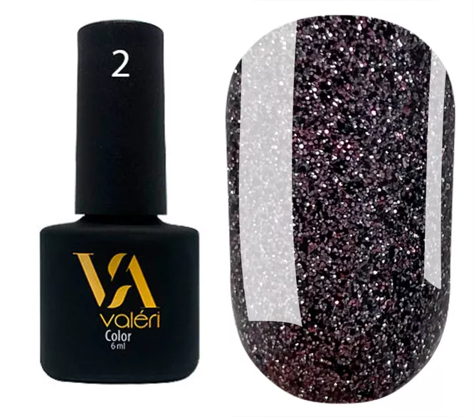 VALERI Flash Gel Polish Гель-лак світловідбивний 6 мл №02