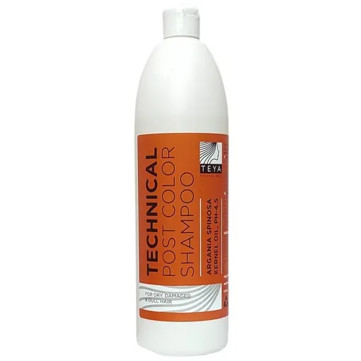 Шампунь-стабілізатор кольору фарбованого волосся (pH 4.5), 1000 мл POST COLOR Shampoo TECHNICAL TEYA Professional