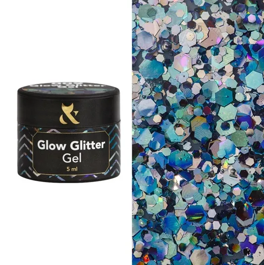 F.O.X Glow Glitter Gel Глітер-гель 5мл №009