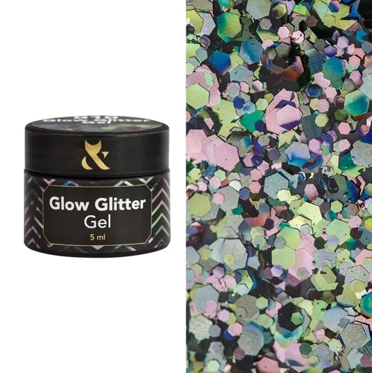 F.O.X Glow Glitter Gel Глітер-гель 5мл №010