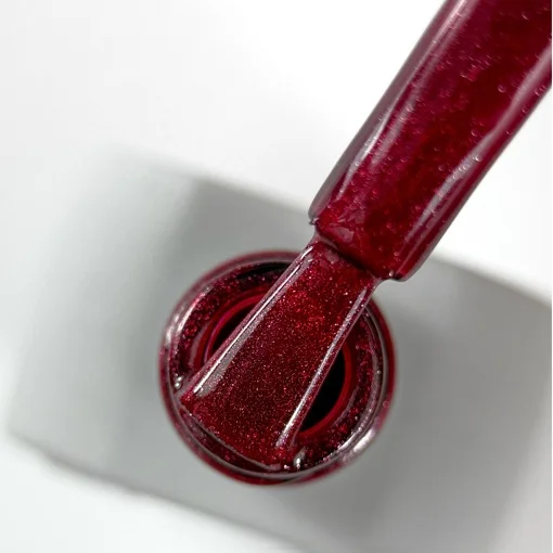 Гель-лак кришталева кішка, 10 мл №13 Cat Shine CHERRY Gel Polish SAGA Professional