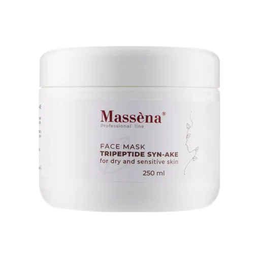 Маска для обличчя сухої та чутливої шкіри, 250 мл TRIPEPTIDE SYN-AKE Face Mask Massena