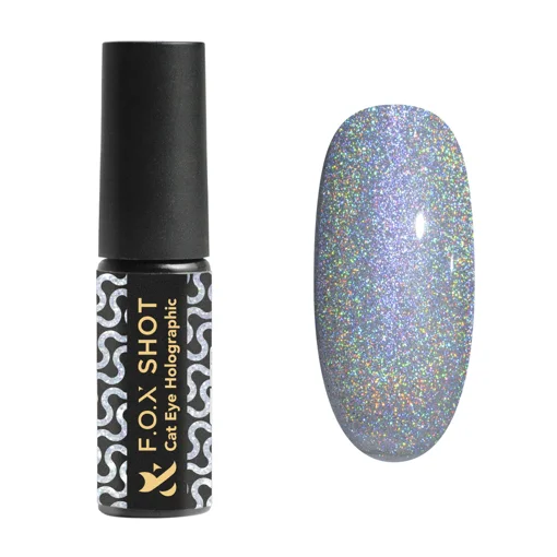F.O.X Гель-лак SHOT SPECTRUM HOLOGRAGHIC CAT Eye 5г (пластик)
