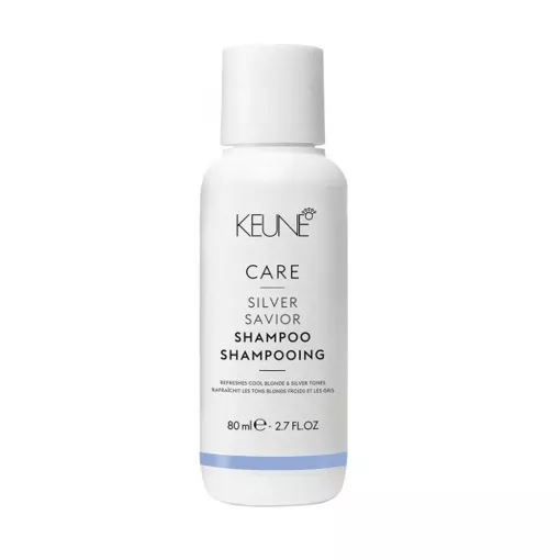Шампунь 80мл &quot;Срібний блиск&quot; для нейтралізації жовтизни Silver Savior Shampoo Care Line KEUNE