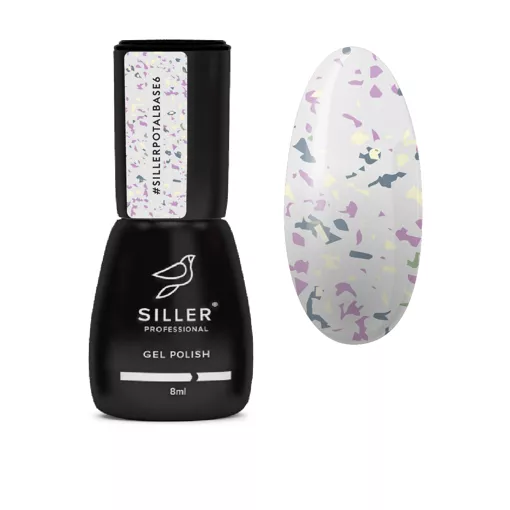 Основа камуфлююча з поталлю, 8 мл №06 Potal Base SILLER Proffesional   