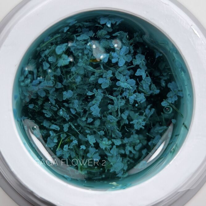 Гель із сухоцвітами, 5 мл №02 Flower Fairy Gel SAGA Professional