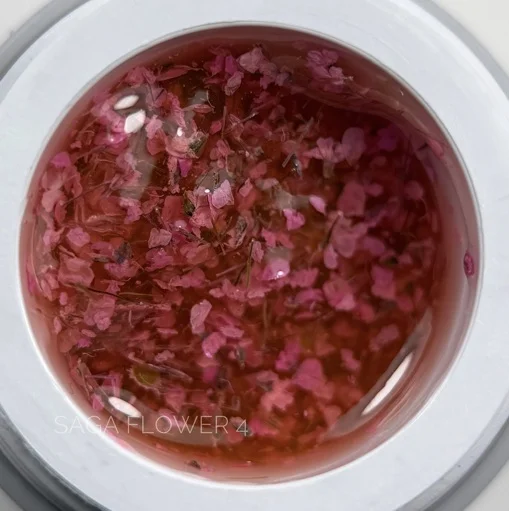Гель із сухоцвітами, 5 мл №04 Flower Fairy Gel SAGA Professional