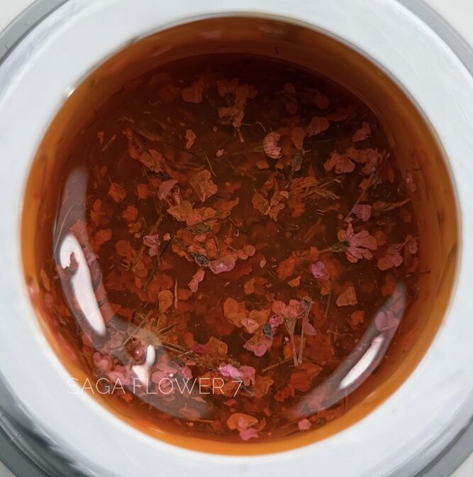 Гель із сухоцвітами, 5 мл №07 Flower Fairy Gel SAGA Professional