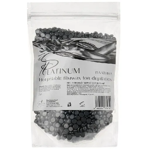Віск плівковий гарячий для депіляції (в гранулах) ПЛАТИНА, 250 г BELLA DONNA