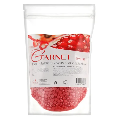 Віск плівковий гарячий для депіляції (в гранулах) ГРАНАТ, 250 г BELLA DONNA