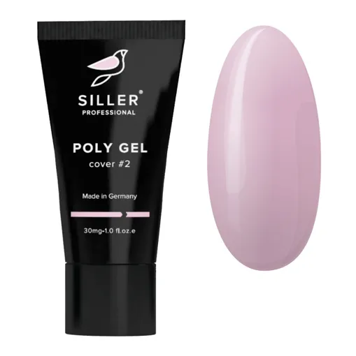 Полігель для нігтів, 30 мл №2 Poly Gel SILLER Proffesional