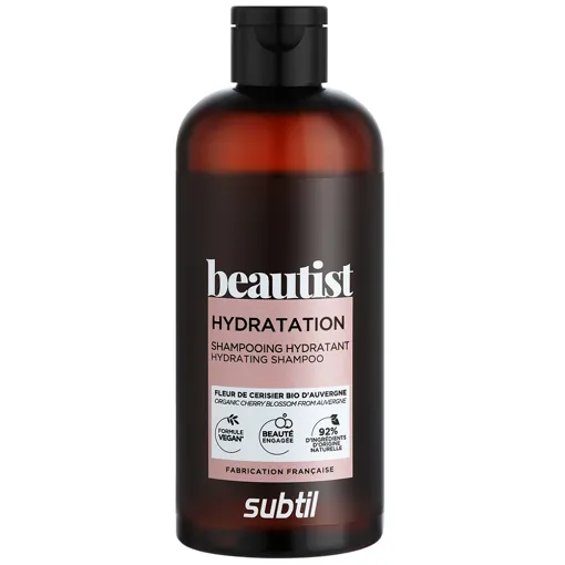 Шампунь зволожувальний з органічним вишневим цвітом, 300 мл Hydrating Shampoo HYDRATATION Beautist Subtil