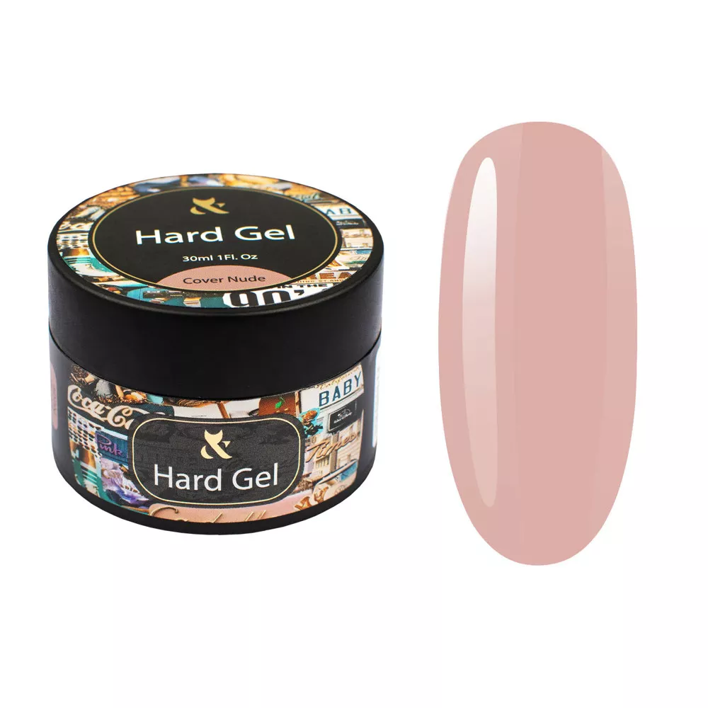 F.O.X Hard gel  Cover 30мл Nude