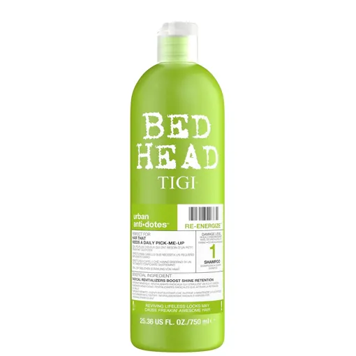 Шампунь для щоденного догляду за всіма типами волосся, 750 мл Shampoo RE-ENERGIZE Bed Head TIGI