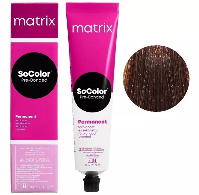 6MG блондин мокка золотистий Крем-фарба для волосся 90мл SoColor Pre-Bonded MATRIX