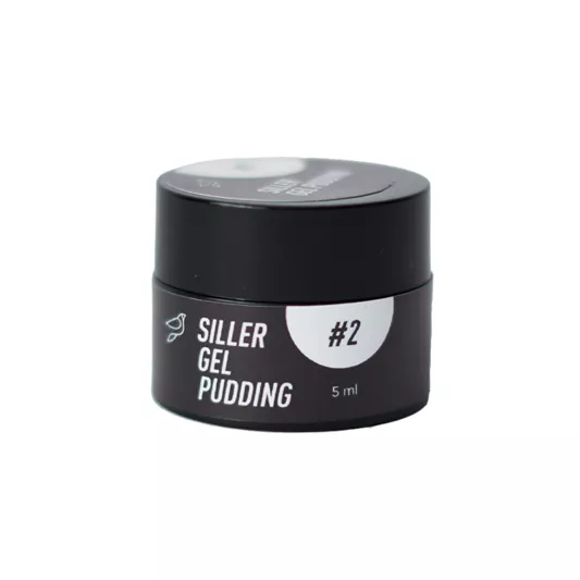 Гель-лак твердий, 5 мл №2 White Pudding Gel Polish SILLER Proffesional