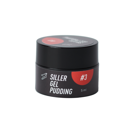 Гель-лак твердий, 5 мл №3 Red Pudding Gel Polish SILLER Proffesional