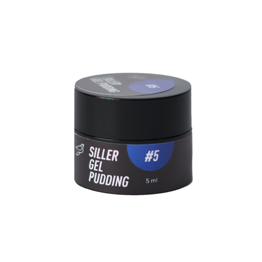 Гель-лак твердий, 5 мл №5 Blue Pudding Gel Polish SILLER Proffesional