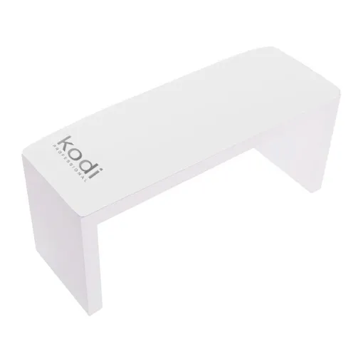 Підлокітник для манікюру на білих ніжках, колір: &quot;White&quot; KODI Professional