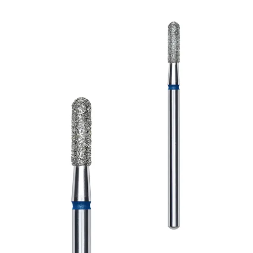 Фреза діамантова ЦИЛІНДР ЗАКРУГЛЕНИЙ СИНІЙ діаметр 2,3 мм / робоча частина 8 мм EXPERT (FA30B023/8) STALEKS PRO