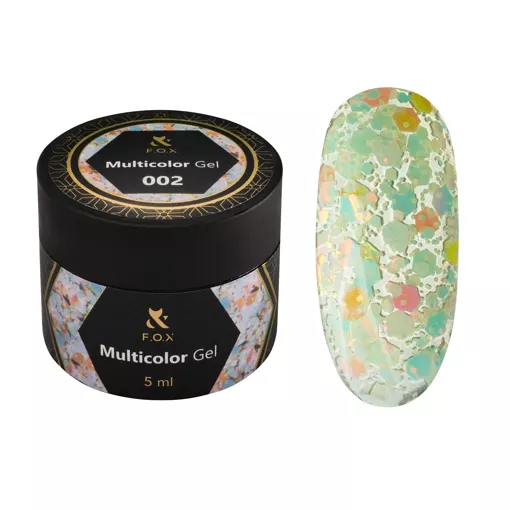 F.O.X Multicolor  Gel Глітер-гель 5мл №002