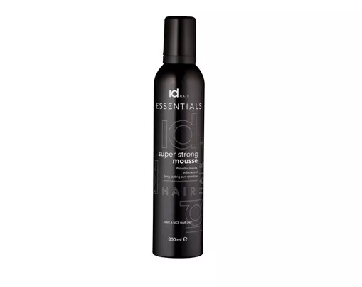 Id HAIR ESSENTIALS Super STRONG MOUSSE   Мус для укладання волосся сильної фіксакії 300мл.