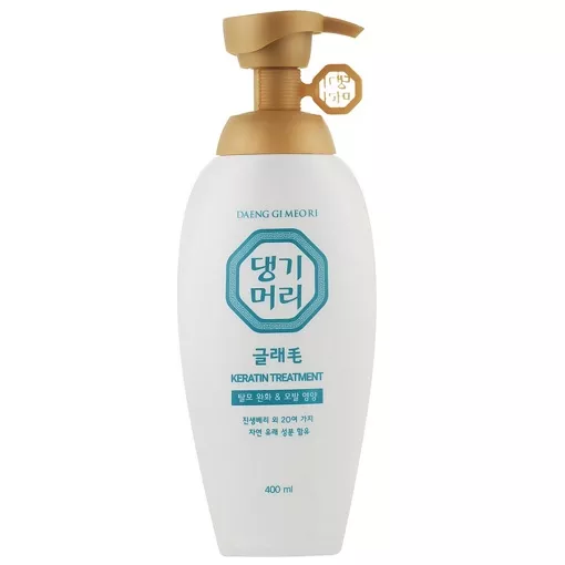 Кондиціонер для надання об`єму волоссю з кератином 400мл GLAMO VOLUME Keratin Treatment  DAENG GI MEO RI