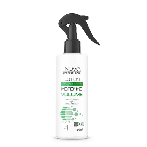 Молочко-спрей  для надання ОБ`ЄМУ тонкому волоссю 180мл VOLUME SPRAY  JNOWA Professional  