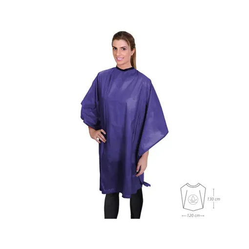 Накидка для фарбування 112*130 (Синя) 01988/59  69077 Eurostil