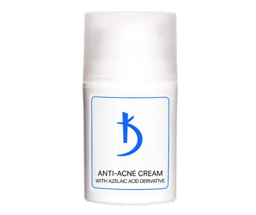 Крем анти-акне з азелогліцином для проблемної шкіри обличчя ANTI-ACNE CREAM, 50 мл KODI Professional 