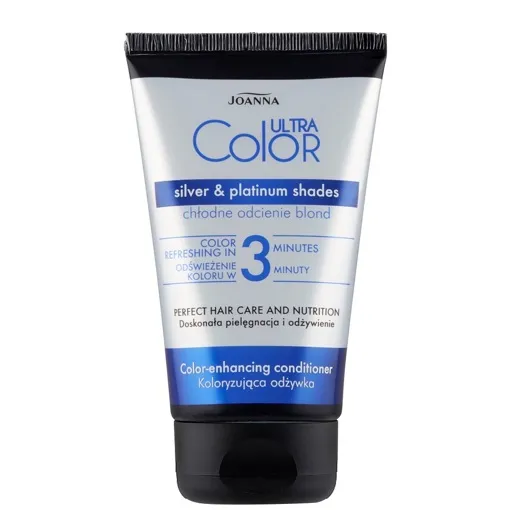 Кондиціонер, що надає відтінку для волосся "Срібні та Платинові", 100 г "Silver &amp; Platinum Shades" Ultra Color Joanna