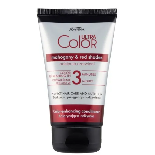 Кондиціонер, що надає відтінку для волосся "Червоне дерево та червоні відтінки", 100 г "Mahogany &amp; Red Shades" Ultra Color Joanna