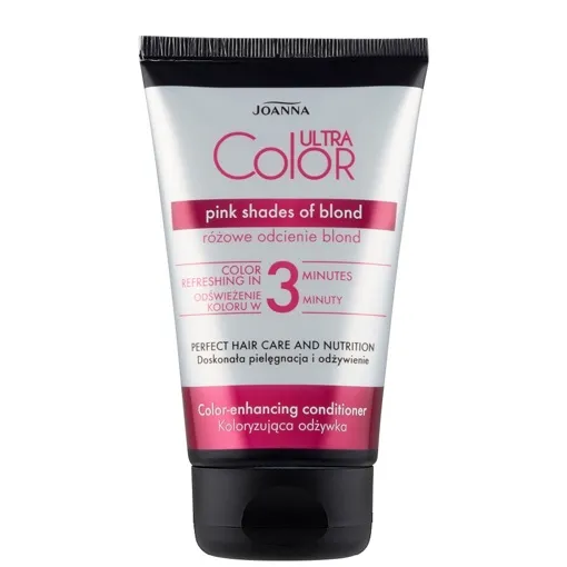 Кондиціонер, що надає відтінку для волосся "Рожеві відтінки", 100 г "Pink Shades Of Blond" Ultra Color Joanna
