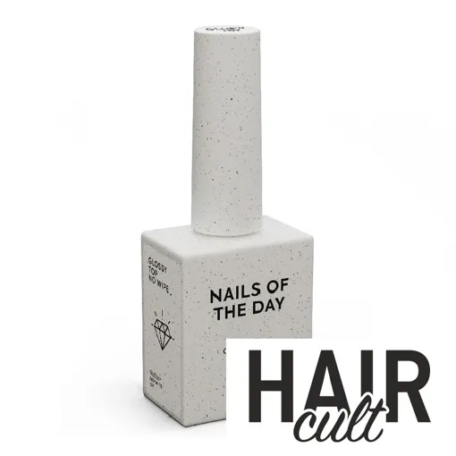 Топ без липкого шару з UV-фільтром, 10 мл Glossy Top No Wipe NAILSOFTHEDAY
