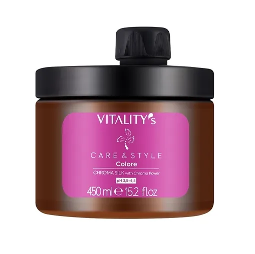Маска-гель для збереження кольору фарбованого волосся, 450 мл Chroma Silk Colore Care&amp;Style Vitality`s
