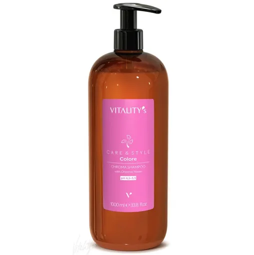Шампунь для захисту кольору фарбованого волосся, 1000 мл Chroma Shampoo Colore Care&amp;Style Vitality`s
