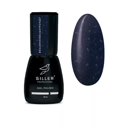 Гель-лак світловідбиваючий з поталлю, 8 мл  №07 Shine Light Potal Gel Polish SILLER Professional