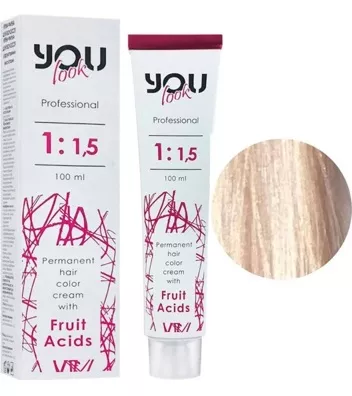 Пудрово-рожевий коректор (Powder Rose) Крем-фарба стійка з фруктовими кислотами, 100 мл You look Professional