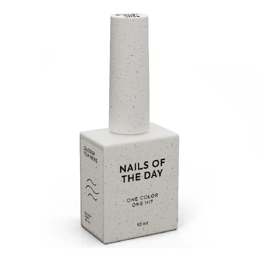 Топ з липким шаром без UV-фільтрів, 10 мл Glossy Top Wipe NAILSOFTHEDAY