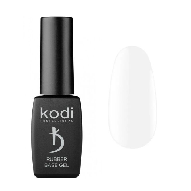 Основа каучукова для гель-лаку молочна, 8 мл Milky Rubber Base Gel KODI Professional 
