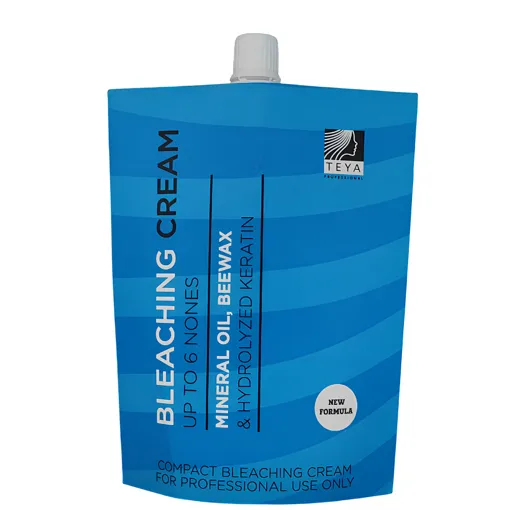 Крем освітлювальний з кератином та бджолиним воском (up to 6 levels), 250 мл Up to 6 nones BLEACHING CREAM TEYA Professional