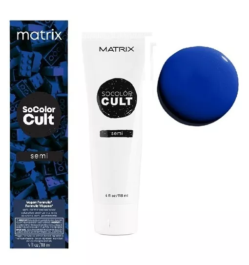 Темно синій Семі-перманентна фарба для волосся прямої дії 118мл Socolor Cult Tone-on-tone MATRIX