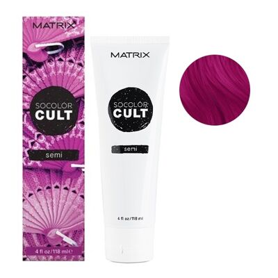 Фуксія Семі-перманентна фарба для волосся прямої дії 118мл Socolor Cult Tone-on-tone MATRIX