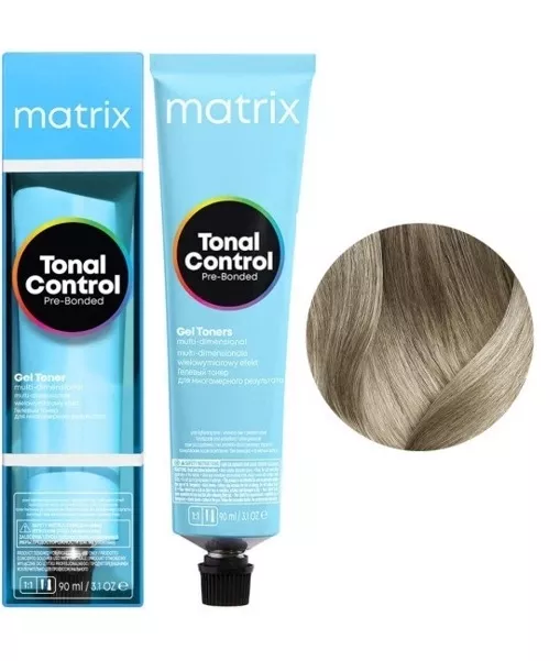9AA дуже світлий блондин глибокий попелястий Гелевий тонер на кислотній основі для волосся, без вмісту аміаку, 90мл Tonal Control MATRIX