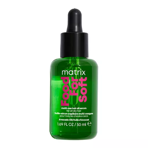 Масло-сироватка зТермозахистом для зволоження волосся, 50 мл Multi-Use Hair Oil Serum Food For Soft Total Results MATRIX