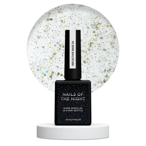База камуфлююча, світловідбиваюча з шимером, 10 мл №04 Reflective Base NAILSOFTHENIGHT
