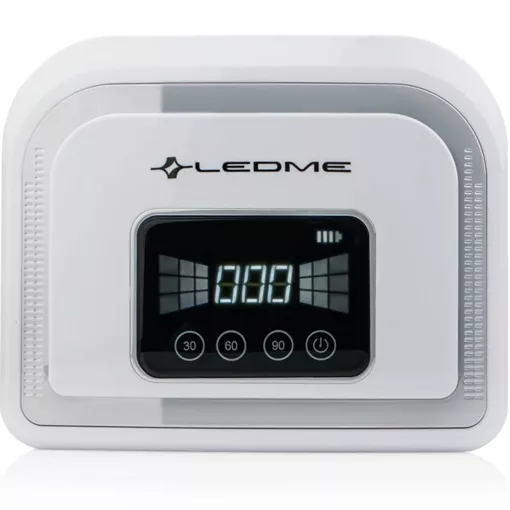 Лампа LEDME 5В  120W SILVER з акумулятором  LED/UV (Срібло)