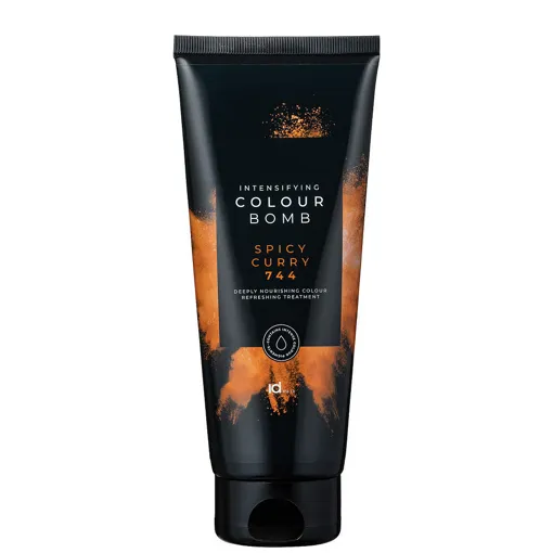 744 Тонувальний бальзам, 200 мл SPICY CURRY Colour Bomb IdHAIR