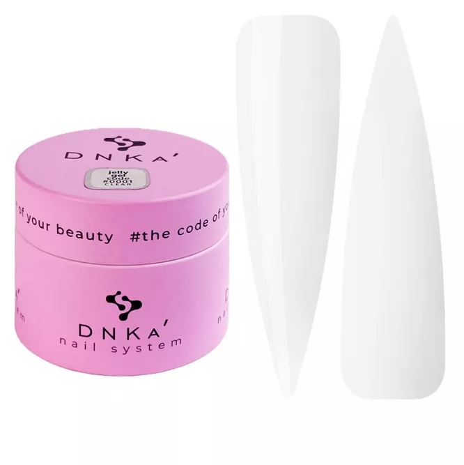 DNKa Jelly gel   Гель-желе для нарощування нігтів 15мл  №01 Clear